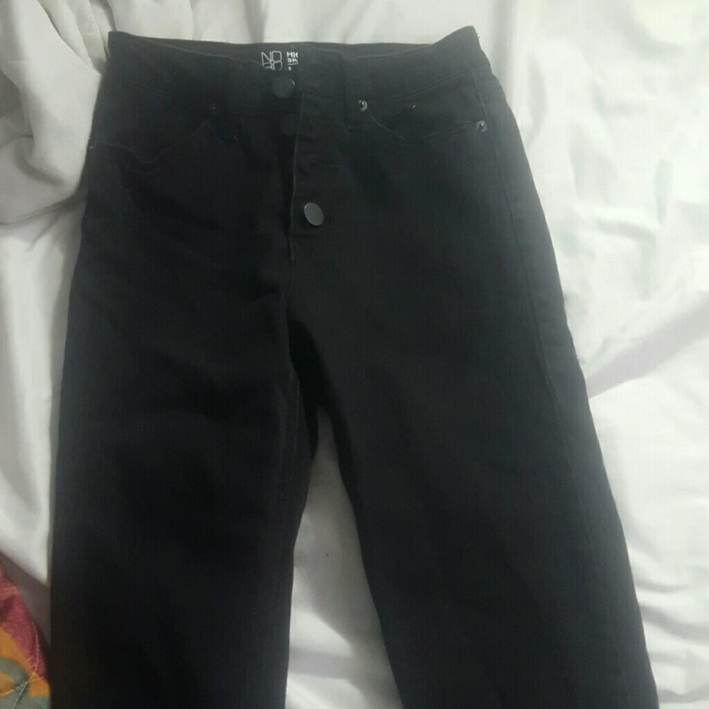 high-rise skinny jeans